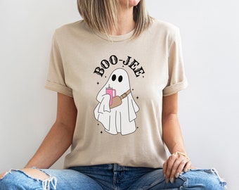 Boo Gee Ghost Halloween T-shirt Stanley & Crossbag Holloween Friendship Tshirt Pumpkin Patch