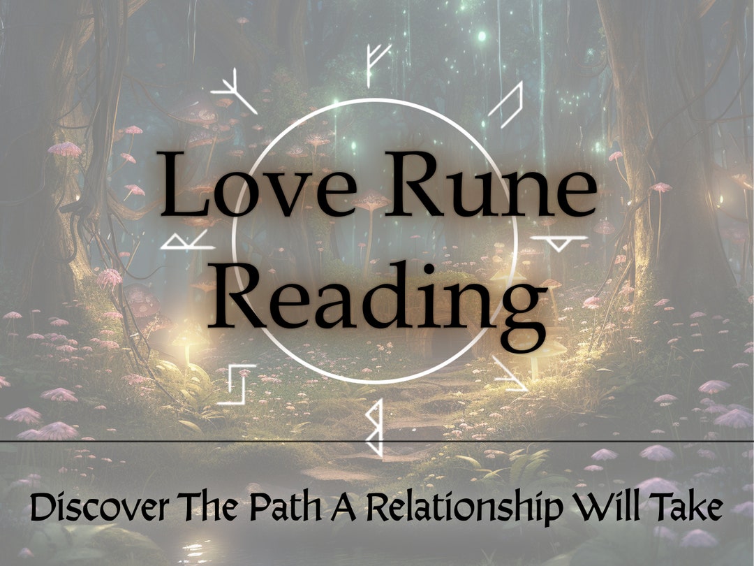 Love Rune Reading 3 Runes, Soulmate Reading, Twin Flame, Rune ...