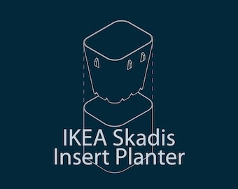 IKEA Skadis Insert Planter / Nursery Pot / Green House Cabinet Accessory