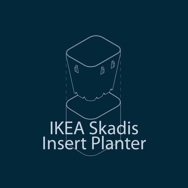 IKEA Skadis Insert Planter / Nursery Pot / Green House Cabinet Accessory