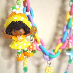 Handmade Bag Charm Strawberry Shortcake  - Orange Blossom