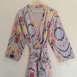 Women Wear Cotton Velvet robe, Morning Tea Velvet Coat, Bridesmaid Robe, Velvet Kimono Robes, Velvet Jacket, Bridal Kimono Robe,