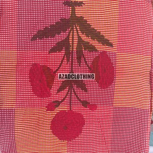 Indian Hand Block Print Fabric, Floral 100% Cotton Quilting Fabric By The Yard, Fabric For Dress Making, Loose Running Fabric, Napkin Fabric