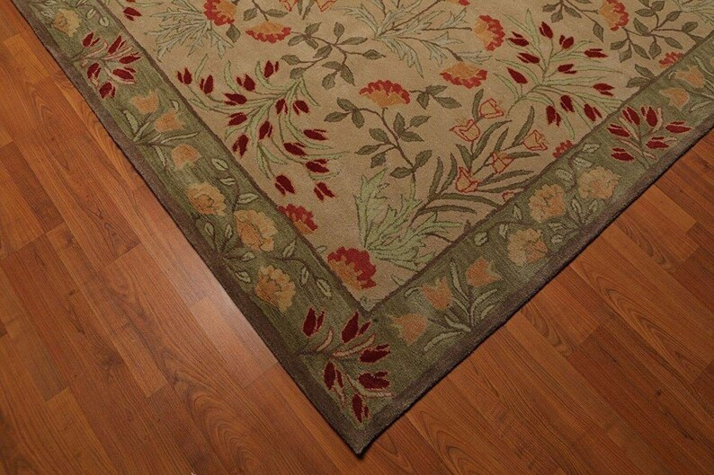 Multi Adeline Hand Tufted Floral Wool Area Rug for Home , New Home Gift ,home Decor Rugs