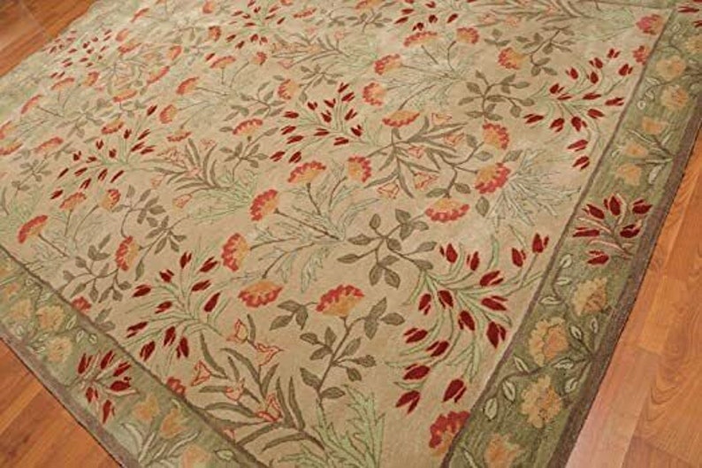 Multi Adeline Hand Tufted Floral Wool Area Rug for Home , New Home Gift ,home Decor Rugs
