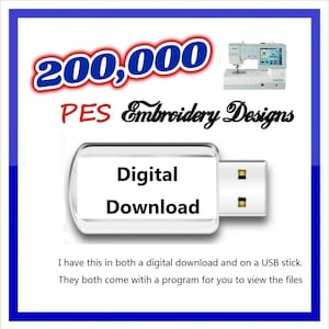 Raccolta massiccia: oltre 200.000 immagini per macchine da ricamo PES Brother / Download digitale 2023