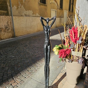 statue danseuse 59 ou 80 ou 120 et 140 cm sculpture en résine bronzée ou laquée noire image 9