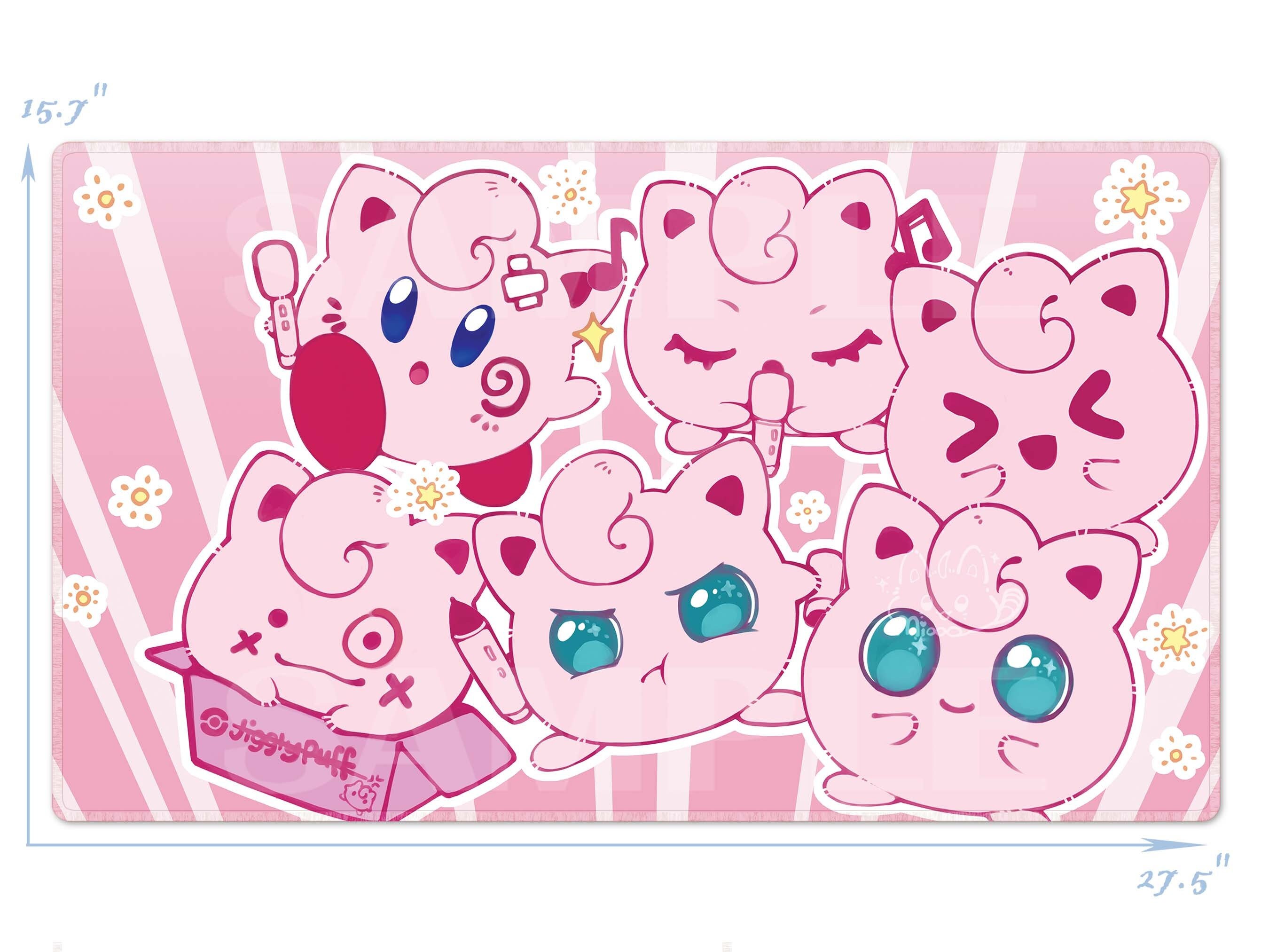 Jiggly Ditto Kirby Playmat Desk Mat Playmat Gamingmat Mouse Pad