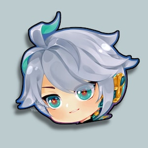 Alhaitham Peeker Sticker| Genshin Sticker | Light Reflective | Peeker | Waterproof | Car Decal | Laptop Sticker | Flat Surface Decorations