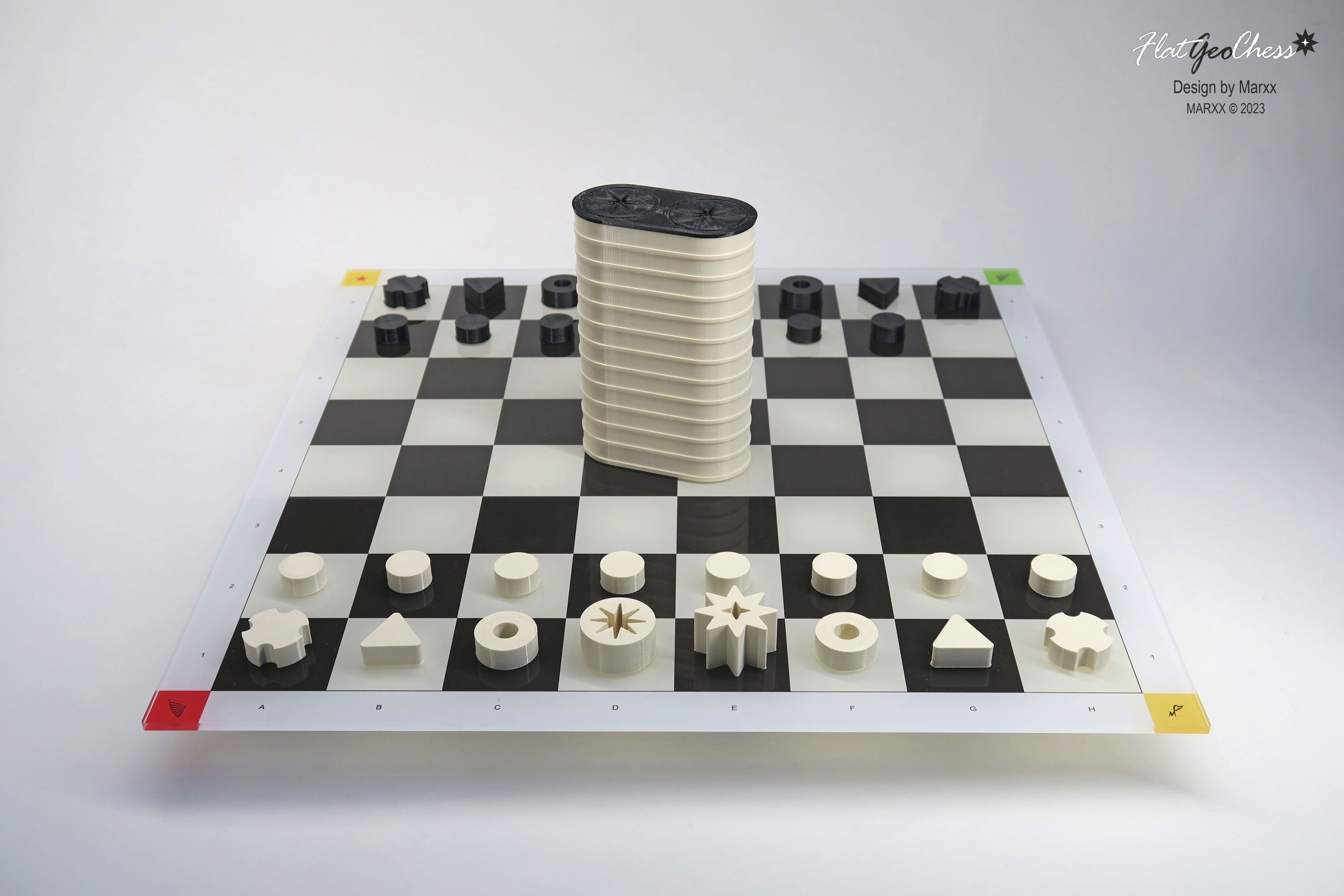 World Chess Set (Home Edition with Bauhaus Board) - buy online with  worldwide shipping – World Chess Shop