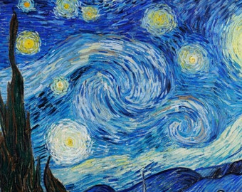 ヴィンセント・ヴァン・ゴッホの「星月夜」の高品質デジタルプリント