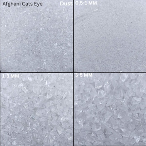 Crushed Afghani Cats Eye Coarse Gemstone Powder All Size Cats Eye Coarse Stone Healing Powder Stone Dust Woodwork Massage Powder Inlay