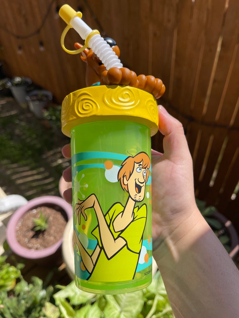 Scooby Doo and Shaggy Character Cup, Vintage 1990s, Cartoon, Big