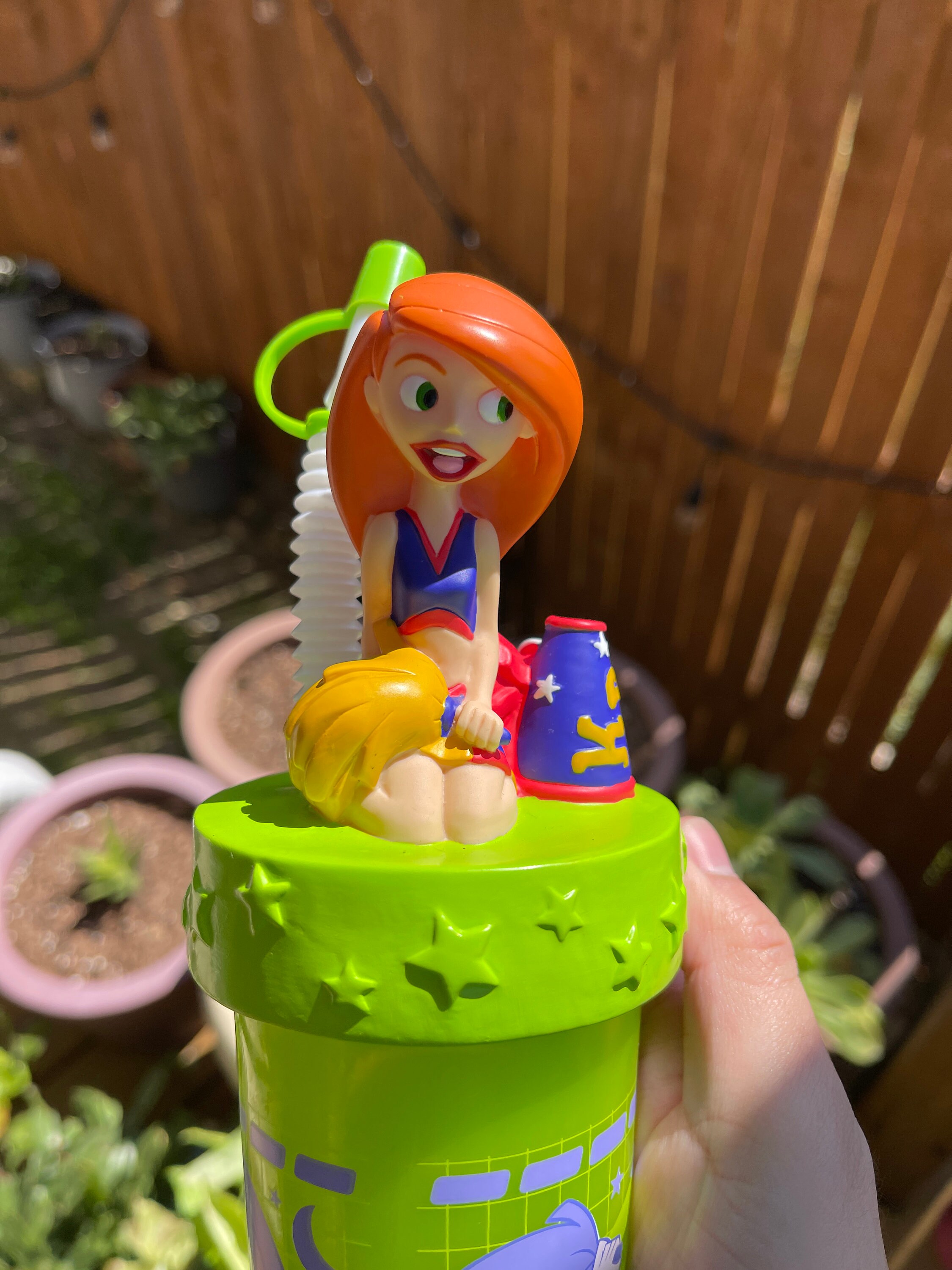 Kim Possible, Vintage 1990s, Cartoon, Big Character Cup, Sippy Cup