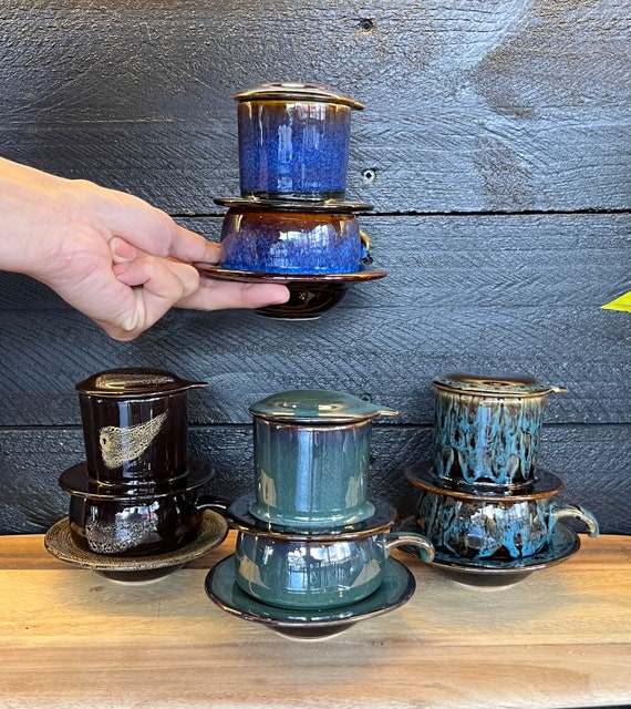 Handmade Ceramic Vietnamese Coffee Maker Filter phin Only 