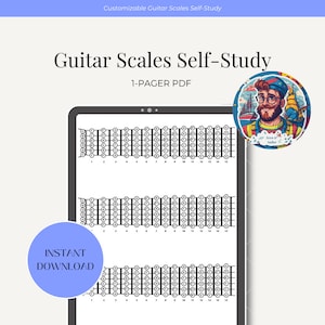 Guitar Scale Self-Study Template