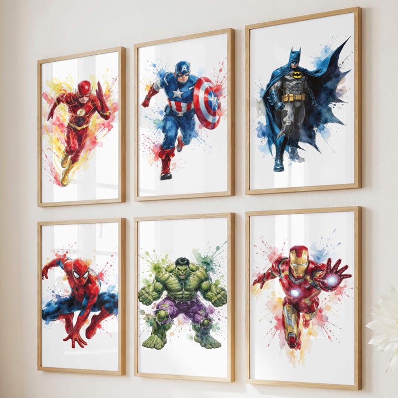 Man Wall Art Set 2 - Etsy