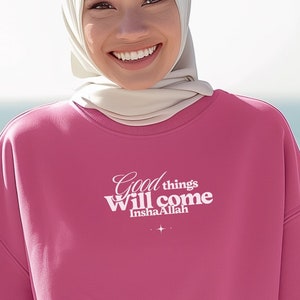 Islamitische Sweatshirt voor moslim Hoodie Sunset Gift Ramadan Eid Hijabi Modestwear Quran Hadith Gift Islamitische wallart Arabische kalligrafie Shirt