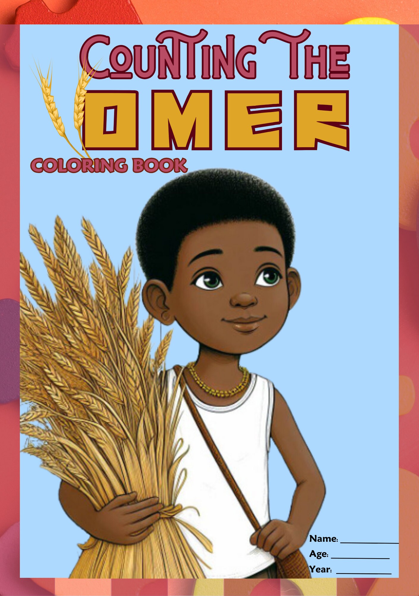 Counting the Omer Omer Calendar Bible Feast Days Worksheets Printable