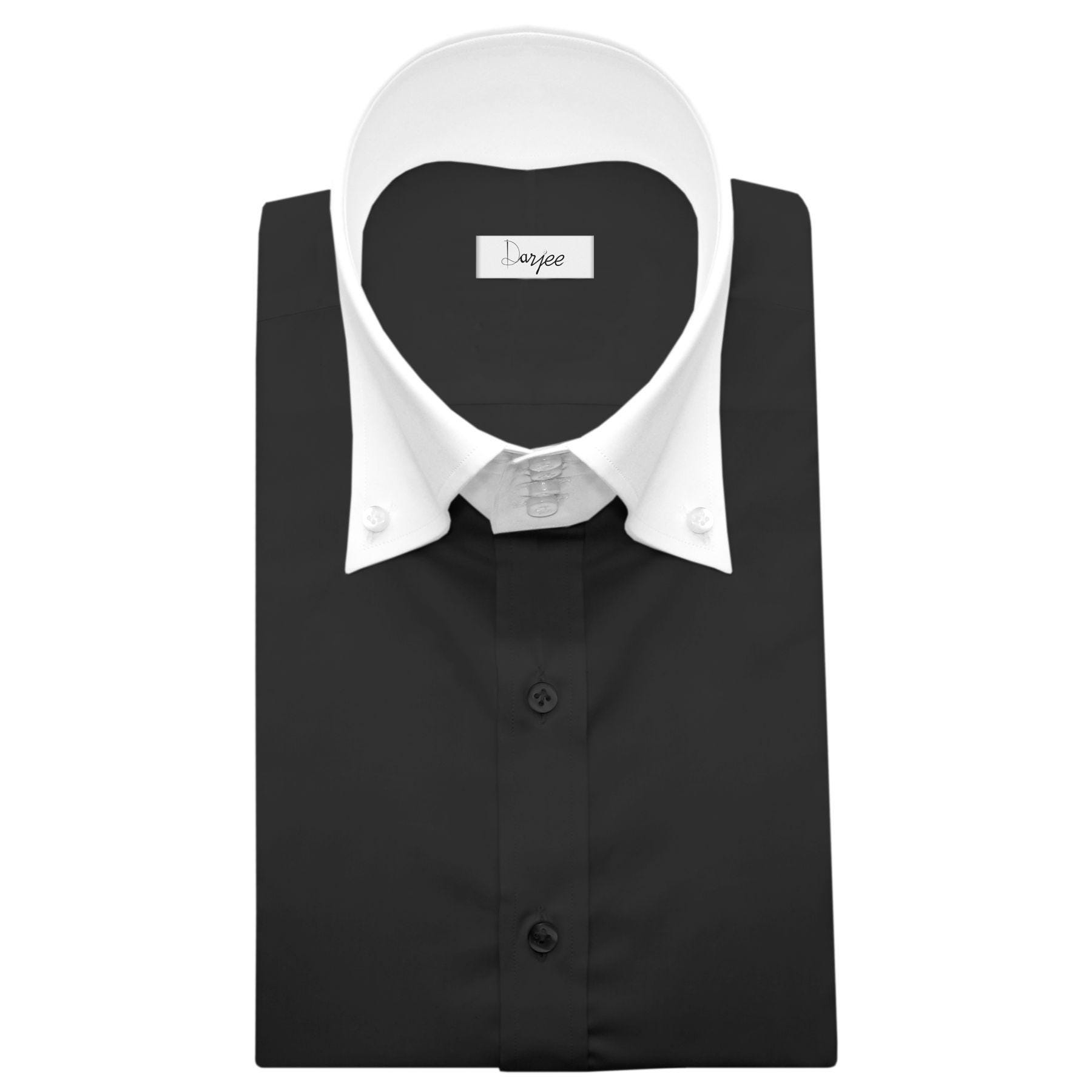 High Button Down Shirt Party Dress Men Dress Black Shirt Wedding Wear ...