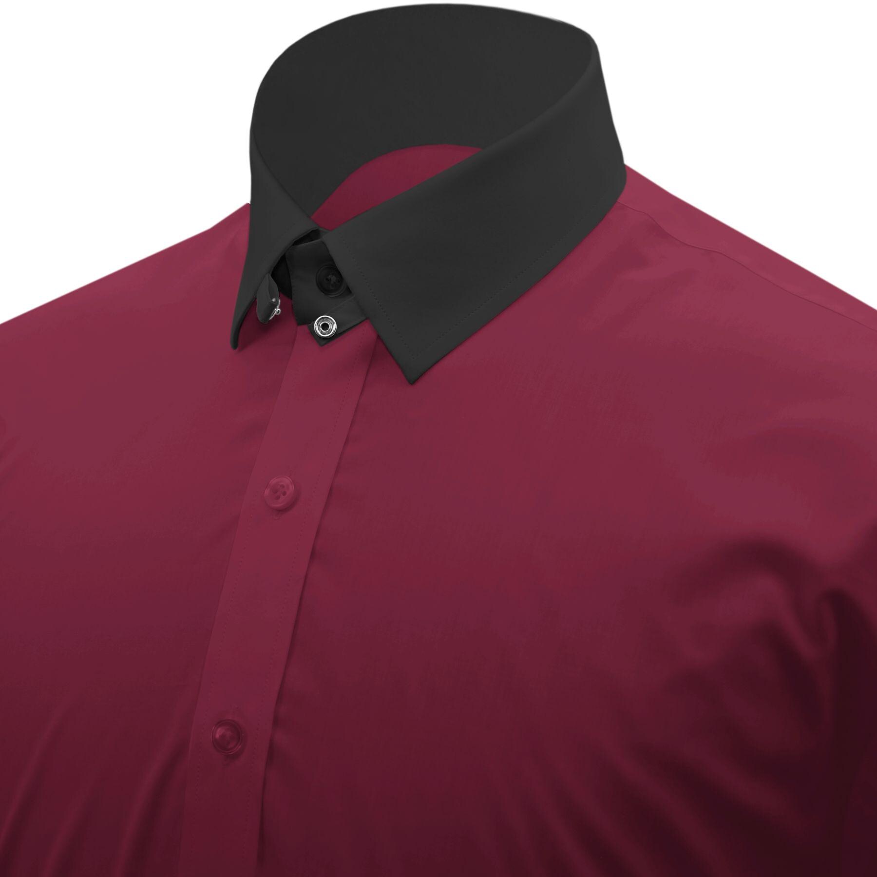 burgundy dress shirt outfit men Burgundy Dress Shirt 20 / 38/39
