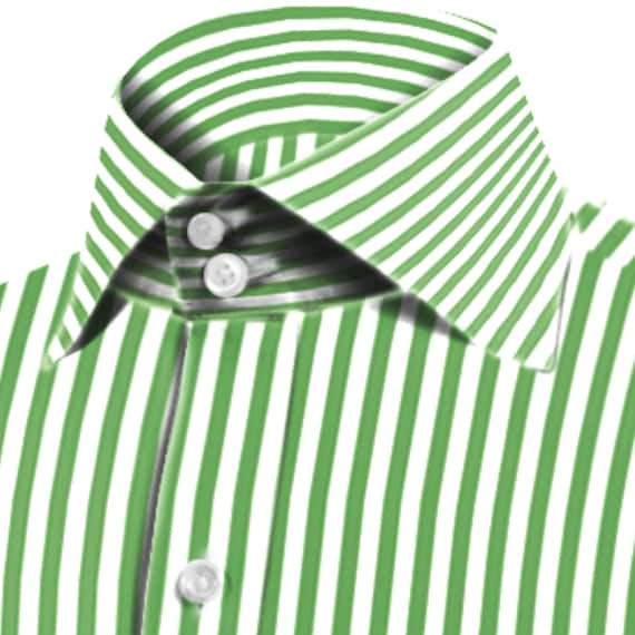 High Spread Collar With 2 Buttons Classic Pointed Wide Collar