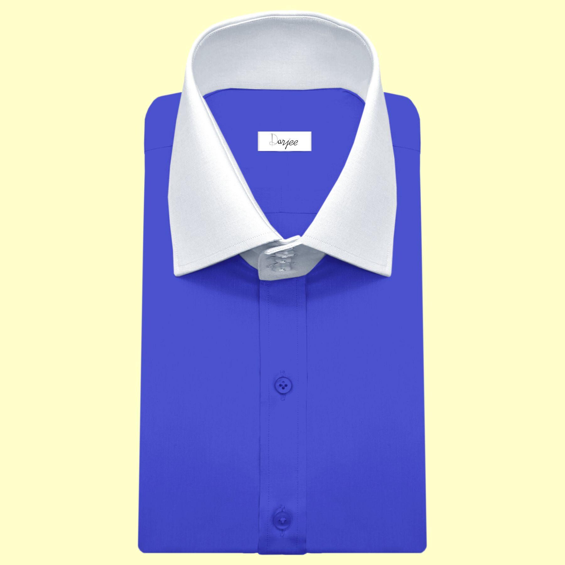 big and tall royal blue dress shirts Haggar Men's Big & Tall Classic-Fit Premium Comfort Dress Shirt - Light Blue main image 0