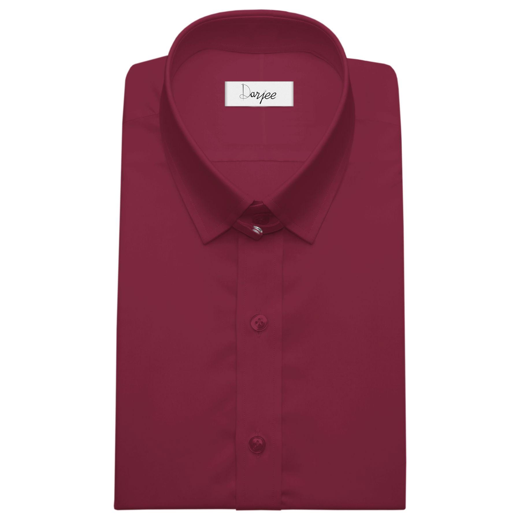 calvin klein burgundy dress shirt Maroon James Bond Style 100% Cotton Snap Tabbed Loop Collar Men's/ Collar Skyfall's, Tom Ford, Celebrity Outfit Style Style fit short wedding dress lace Dresses | Tiffany Two Color:Orchid Smoke
