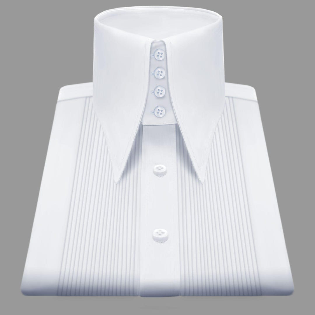 High Long Pointed White Full Tuxedo Shirt Gift for Men Tall Neck Stiff Collar Shirt Large Collar Gangster Big Collar Vintage Dress Shirt - Etsy High Long Pointed White Full Tuxedo Shirt Gift for Men Tall Neck Stiff Collar Shirt Large Collar Gangster Big Collar Vintage Dress Shirt - Etsy