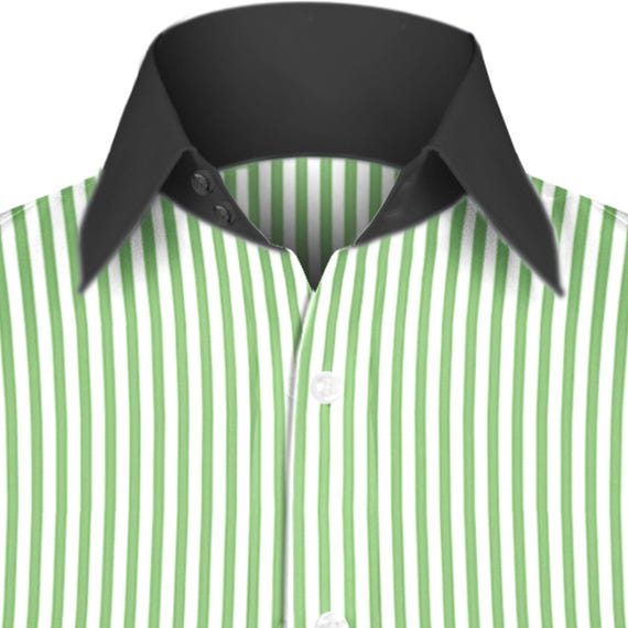 High Spread Collar With 2 Buttons Classic Pointed Wide Collar