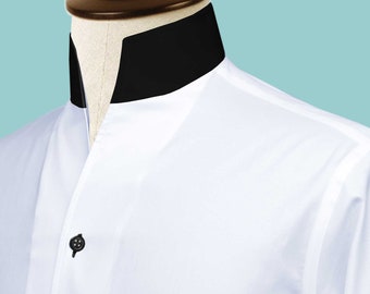 Tシャツ・カットソー GHERARDINI White Shirt with Classic Collar in Cotton Man il_340x270.5017832917_i1ez.jpg