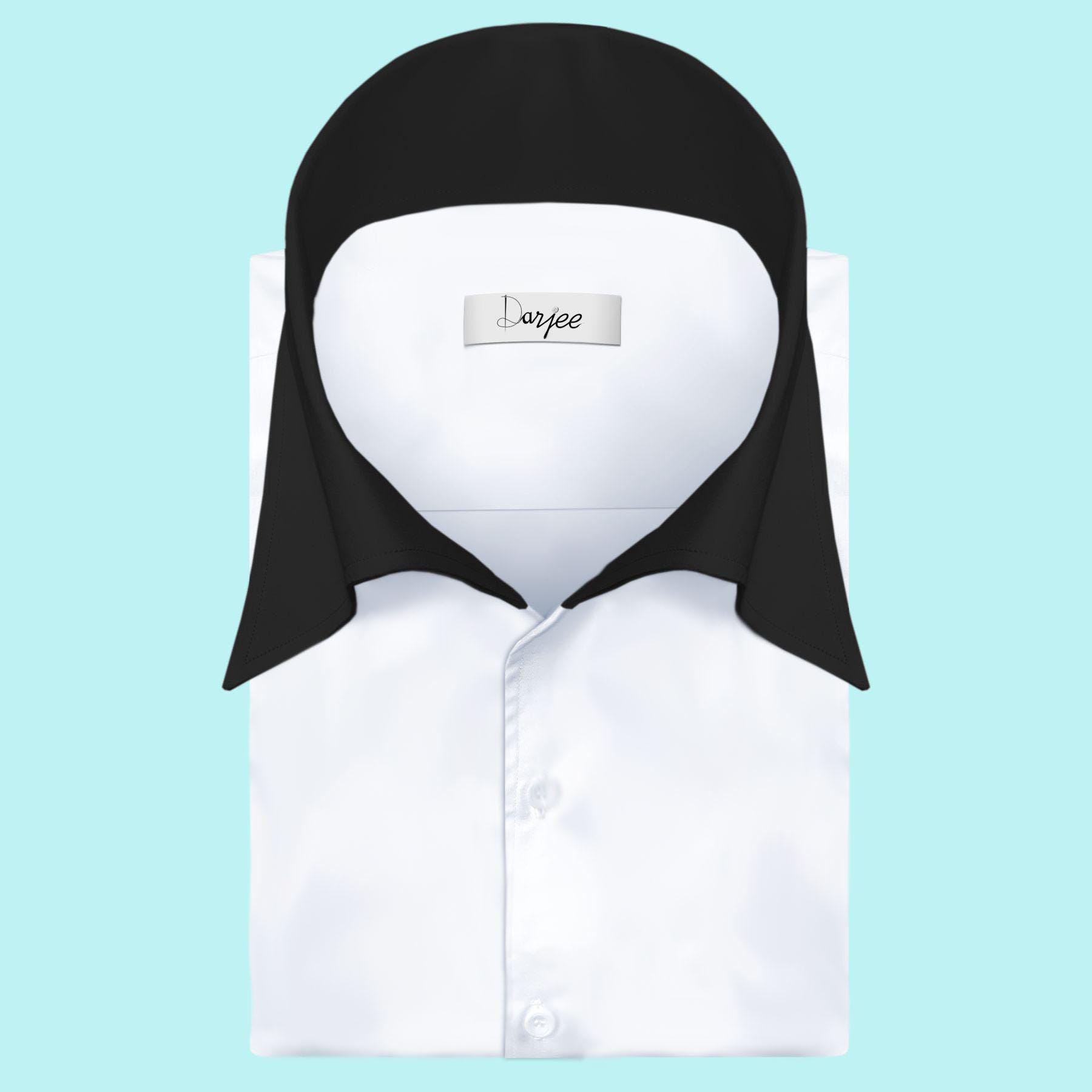 One Piece Cooper Collar Shirt for Men's Long Pointed Button One Piece Cooper Collar Shirt for Men's Long Pointed Button