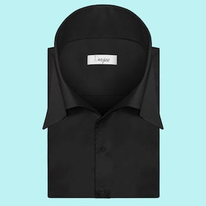 Cooper Shirt  - One Piece Collar Brown Stripe