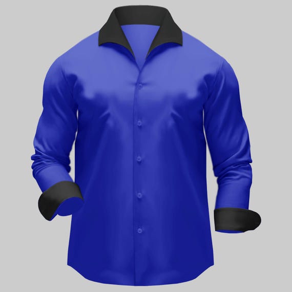 men's shirt dress Hisdern Champagne Cloud Stretch Dress Shirt for Corporate Workwear L