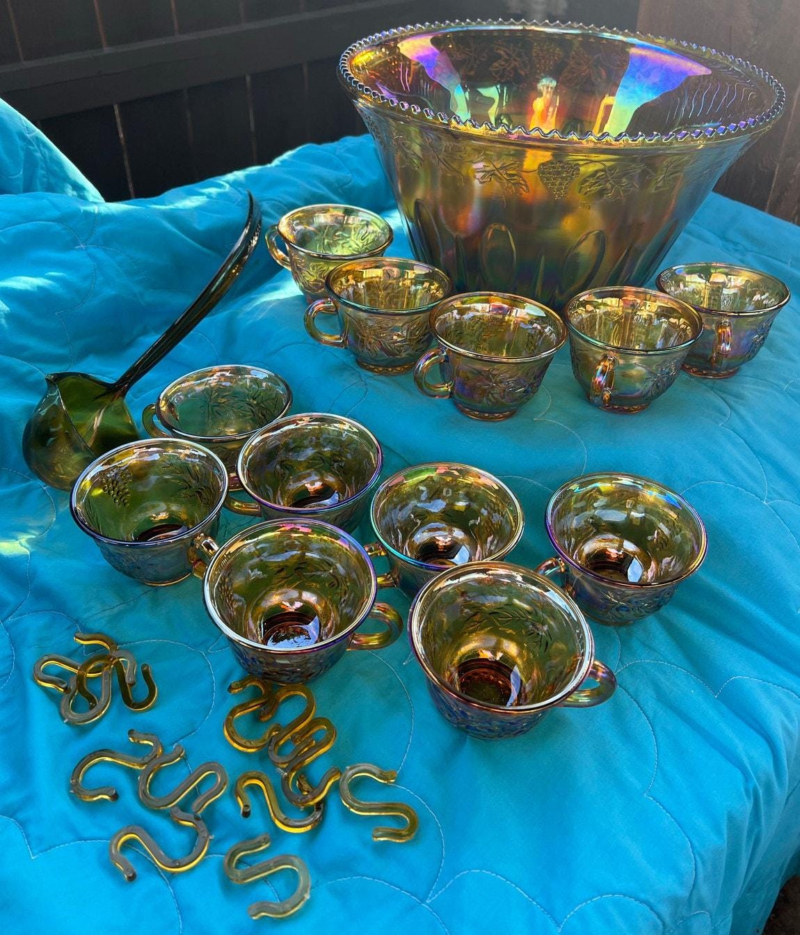 Indiana Carnival Glass - Etsy