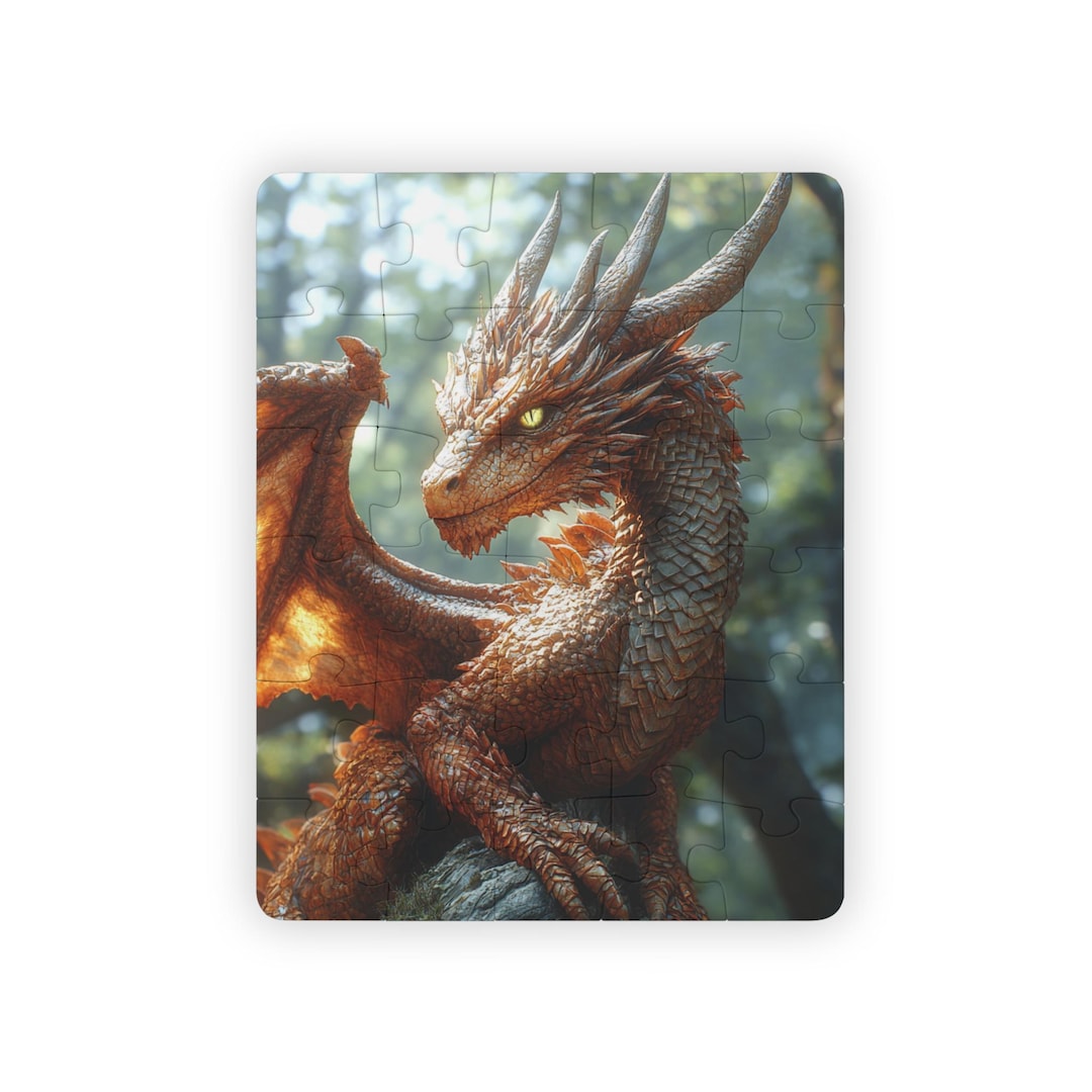 The Forest Dragon - 30-piece Jigsaw Puzzle, Fun Indoor Activity