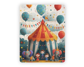 Circus Fun - 30-Piece Jigsaw Puzzle, Fun Indoor Activity, Puzzle Lovers, Ideal Birthday Present, Christmas Gift