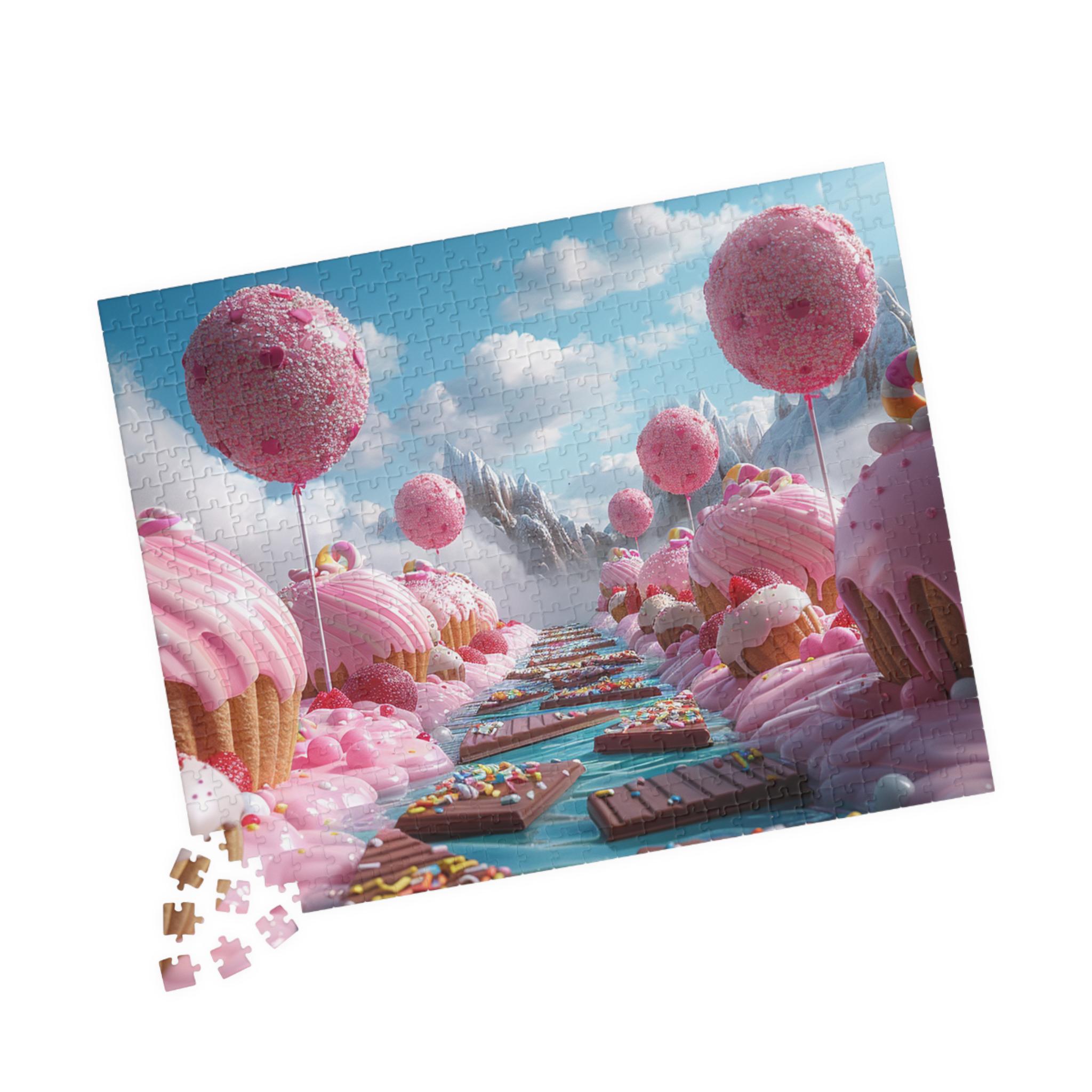 Candy Land Jigsaw Puzzle – 110, 252 & 520 Pieces – Colorful Puzzle