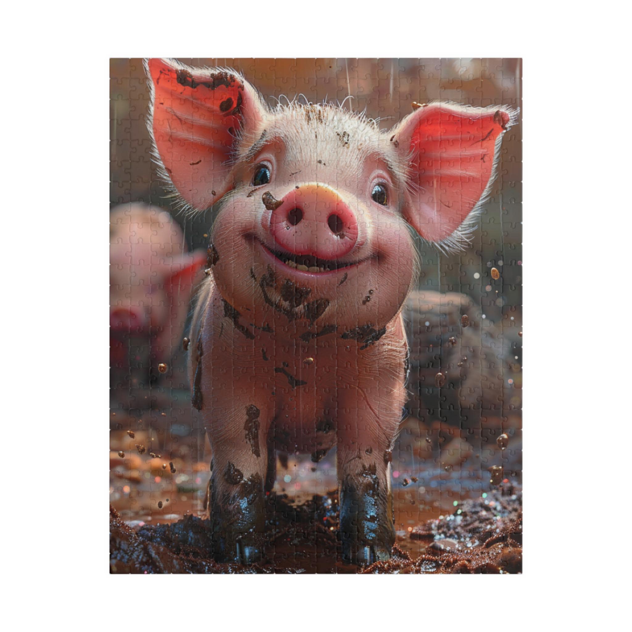Penny the Pig - Premium Puzzle Available in 110, 252, or 520
