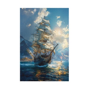 Pirate Ship - 1014-Piece Jigsaw Puzzle, Indoor Fun, Perfect for Puzzle Lovers, Ideal Birthday Present, Unique Christmas Gift