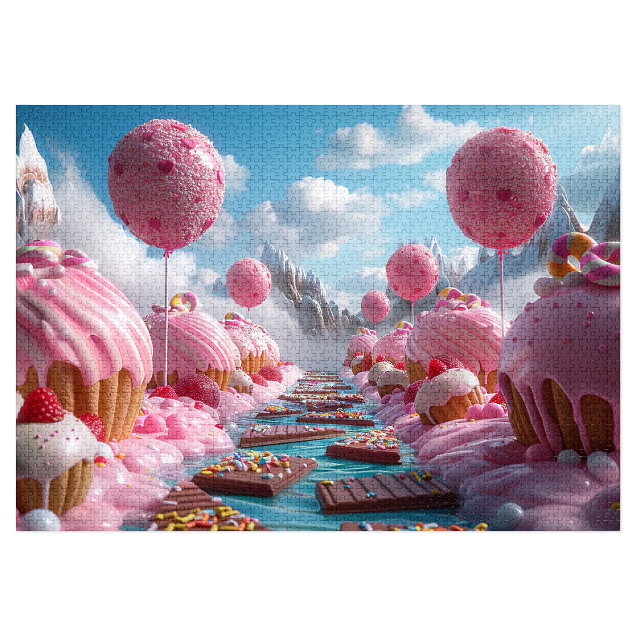 Candy Land - 2000 Piece Jigsaw Puzzle, Indoor Fun, Puzzle Lovers