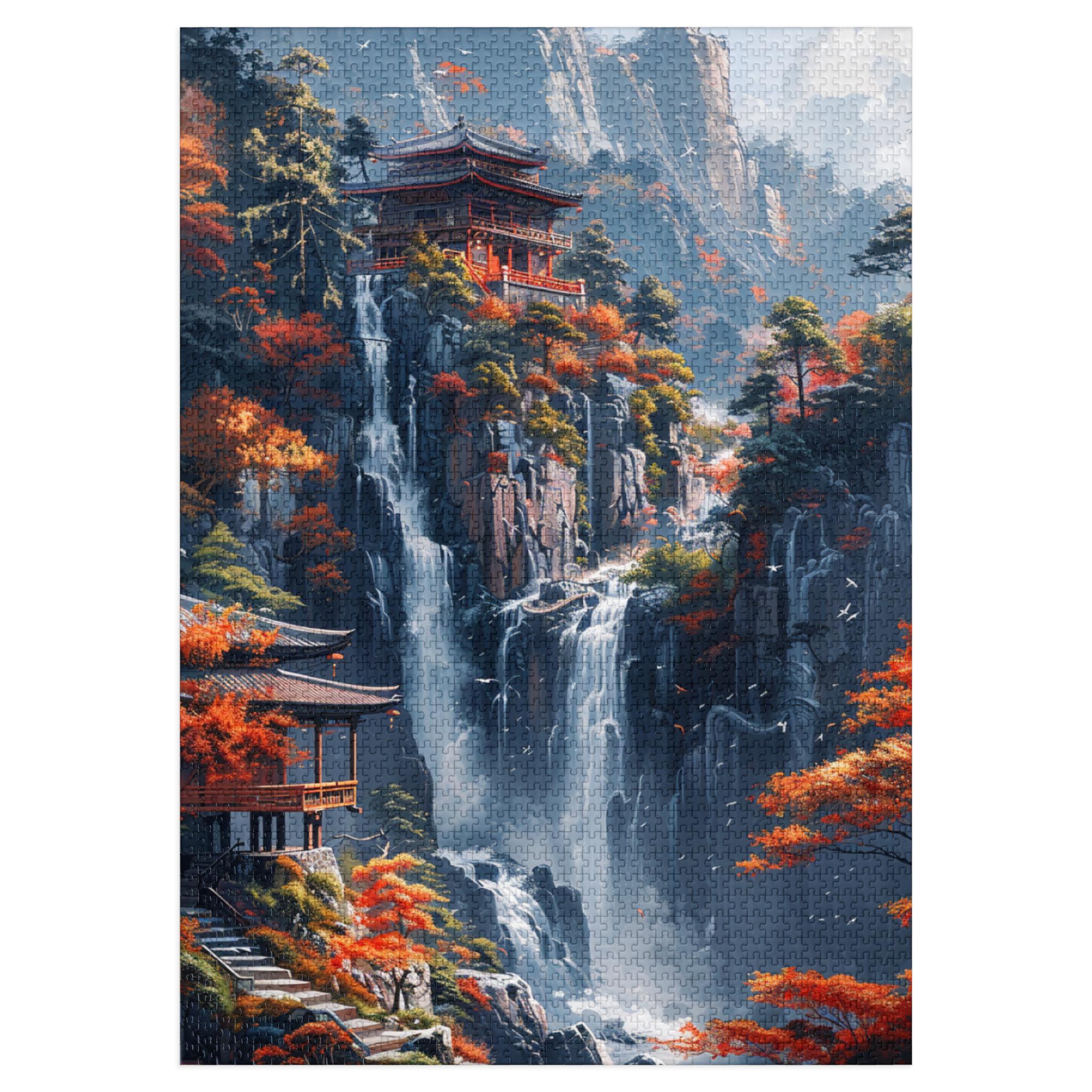 【中古】美品　日本語シソーラス 第2版 日本の風景 - 2000ピースジグソーパズル、室内で楽しめる、パズル好き
