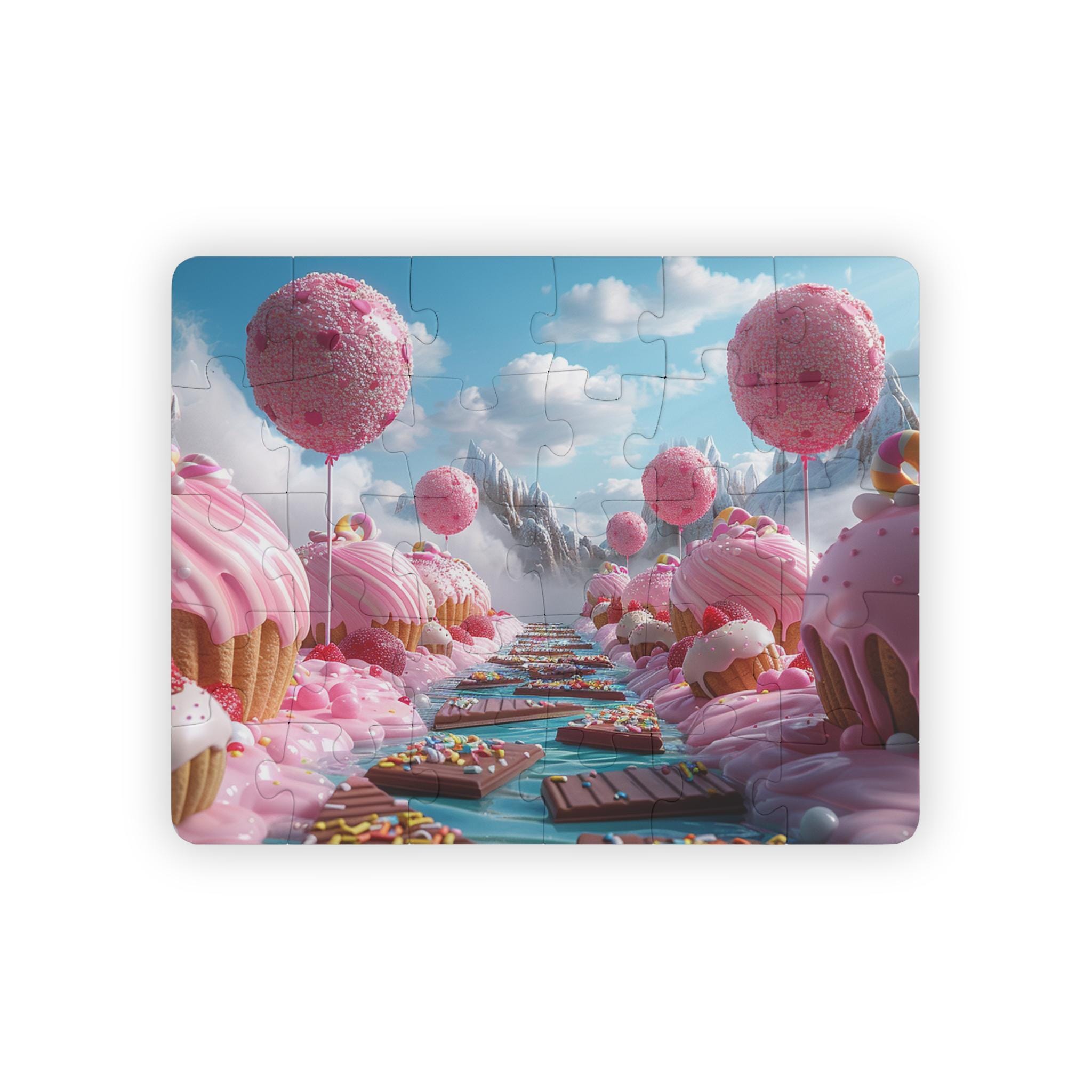 ジグソーパズル CANDY LAND キャンディランド - 30ピースの子供用ジグソーパズル。楽しい室内