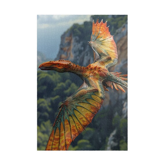 恐竜プテラノドン - 1014 ピースのジグソーパズル、室内で楽しめる