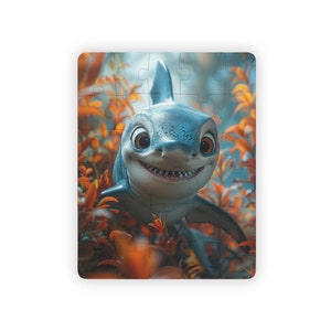 Shaun le requin - Puzzle pour enfants de 30 pièces, activité d'intérieur amusante, parfait pour les amateurs de puzzles, cadeau d'anniversaire idéal, cadeau de Noël