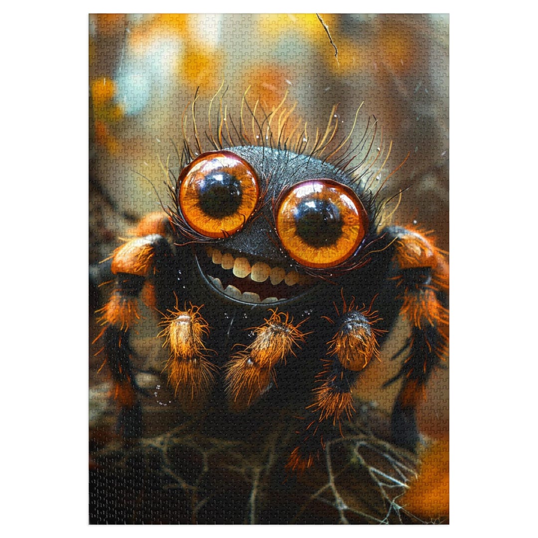Spider Fuzzbum Fuzzy the Spider - 2000 Piece Jigsaw Puzzle, Indoor Fun, Puzzle Lovers ...