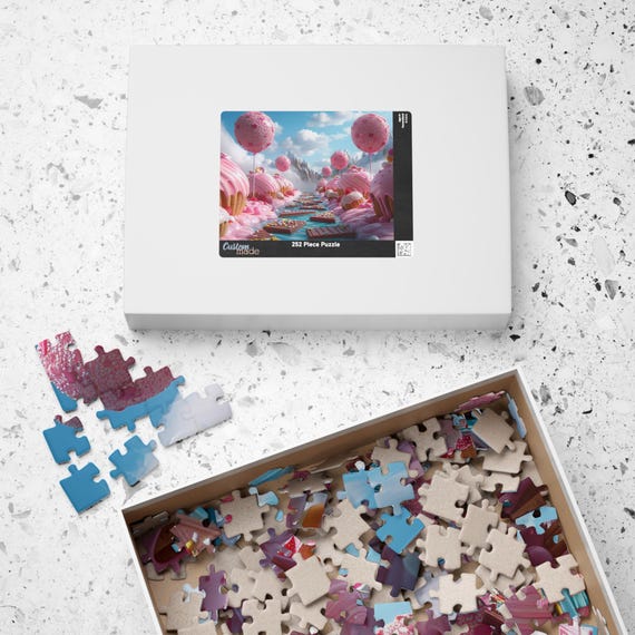 Candy Land Jigsaw Puzzle – 110, 252 & 520 Pieces – Colorful Puzzle