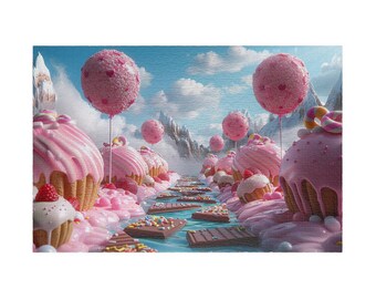 Candy Land - 1014-piece Jigsaw Puzzle, Indoor Fun, Puzzle Lovers