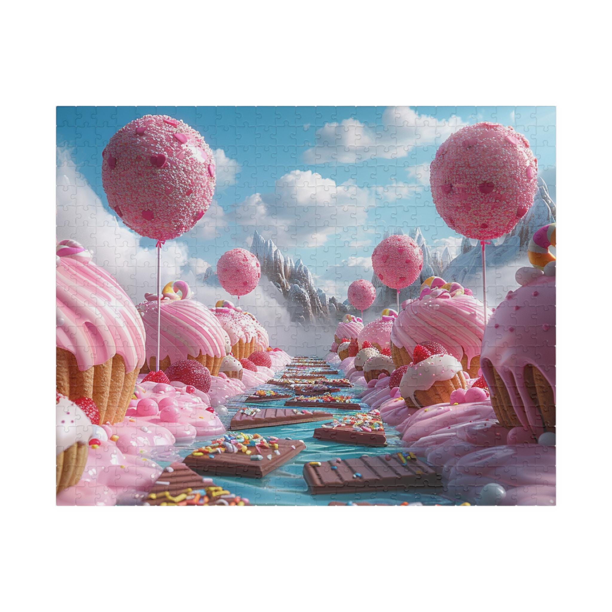 Candy Land - Premium Puzzle Available in 110, 252, or 520 Pieces