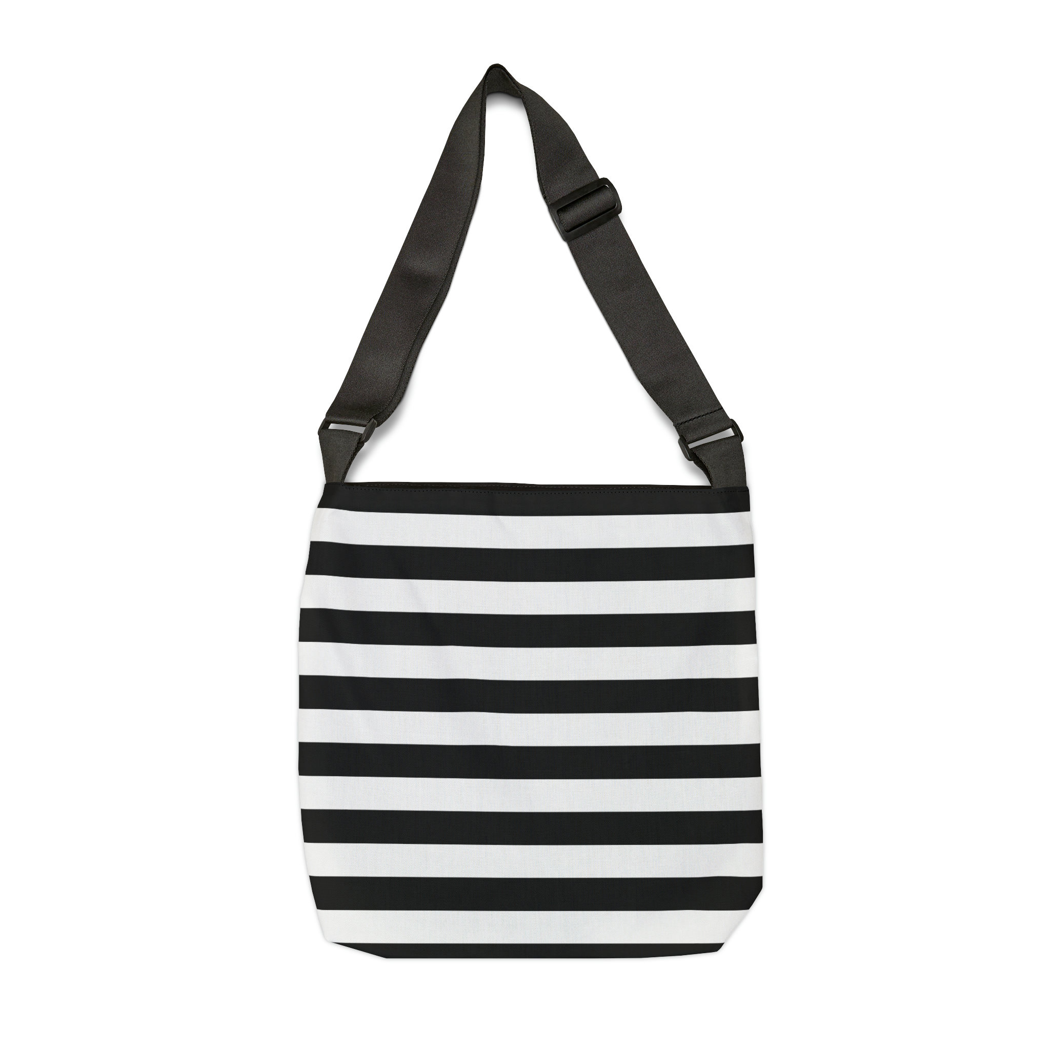 Tote Bag Black & White: Stylish and Adjustable Premium Bag